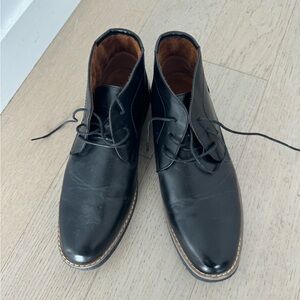 Deer Stags Bangor Memory Foam Black Shoes